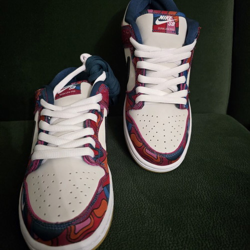 Nike SB Dunk x Parra Low New Multicolor Athletic Shoes Size 40.5