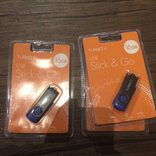 USB Flash Drive Turbo-X Stick & Go 16GB new, swivel design
