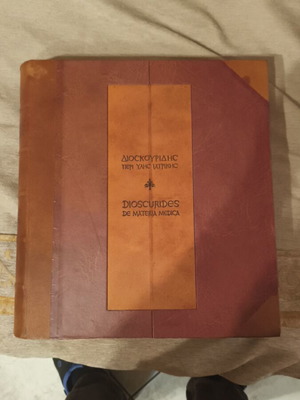 Dioscurides Botany and Medical Book like new
