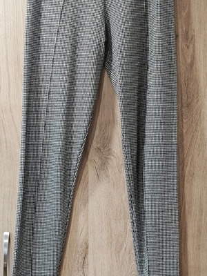 Elegant leggings like new, black and white, size M