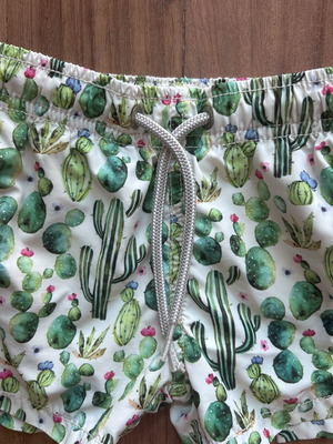 Mc2 St Barth swim shorts for boy 4 years like new, white and green