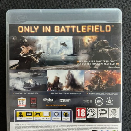 Battlefield 4 PS3 game like new, complete