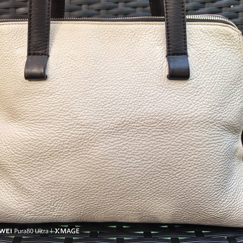 Furla vintage handbag with python effect