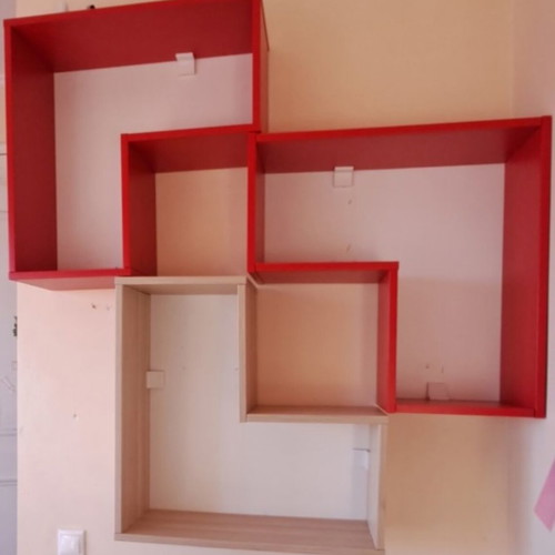Modeco children's bookshelf and desk like new