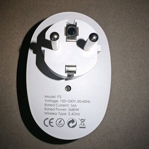 Oukitel P2 single smart Wi-Fi power socket white like new