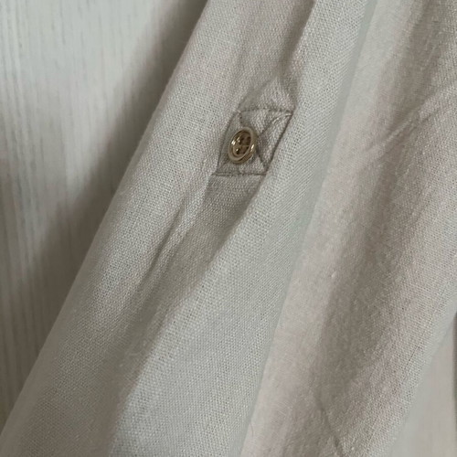Zara beige shirt like new with gold buttons