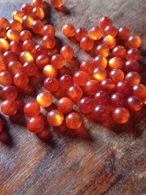 Acrylic iridescent brick beads 10mm pack of 42