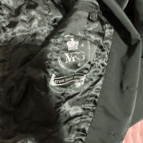 Marithé & François Girbaud (MFG) coat size L like new, black