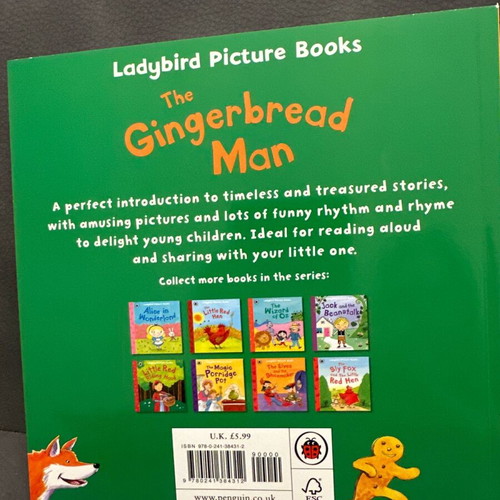 The Gingerbread Man Ladybird Picture Books new with cookie cutter set