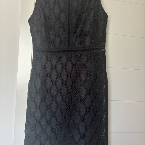 Black lace dress Mango new, size M
