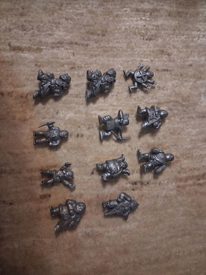 Ninja el Greco set gray 11 figures used