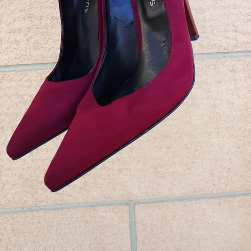 Moyo leather pumps dark red like new, size 38