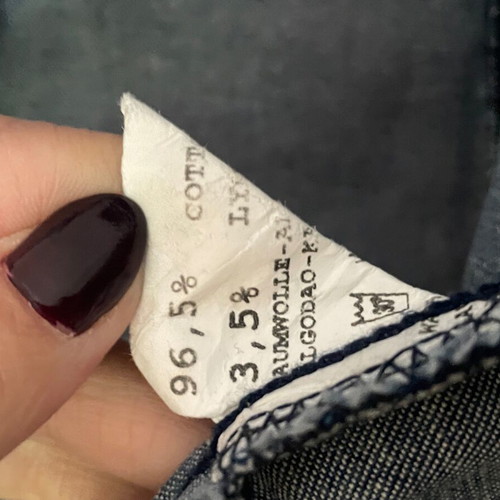 Esti jean jacket like new, size L, blue