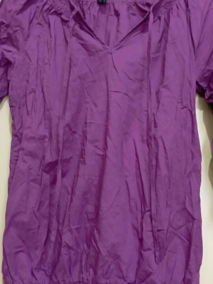 TCM blouse spring with three-quarter sleeves like new, purple, size S