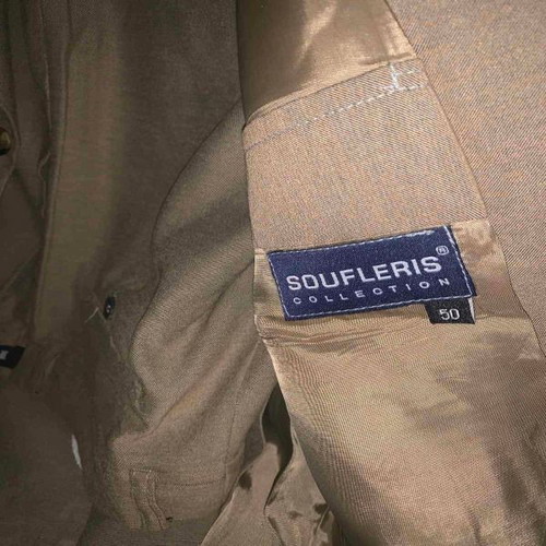 Men's spring suit Soufleris No50 like new, beige