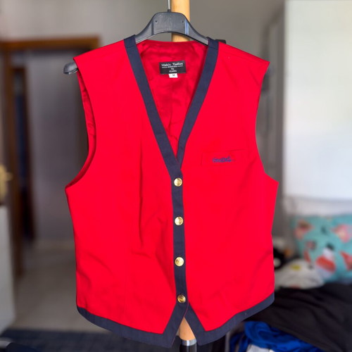 Vintage Goody's Vest 1992 by Makis Tselios Fashion like new, red, size M