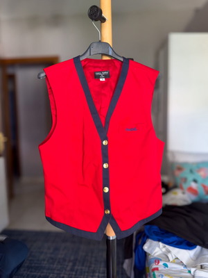 Vintage Goody's Vest 1992 by Makis Tselios Fashion like new, red, size M
