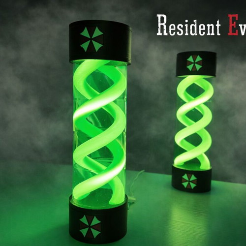 Resident Evil T-Virus Lamp 3D Printed New