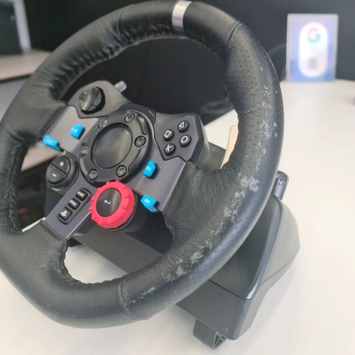 Logitech G29 steering wheel for Ps4 used with leather wear