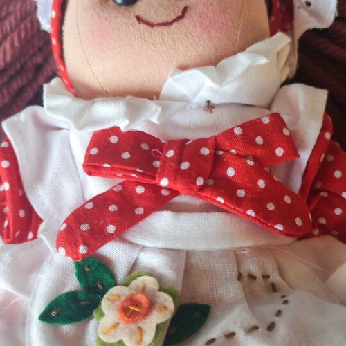 Handmade doll bought in Italy, new