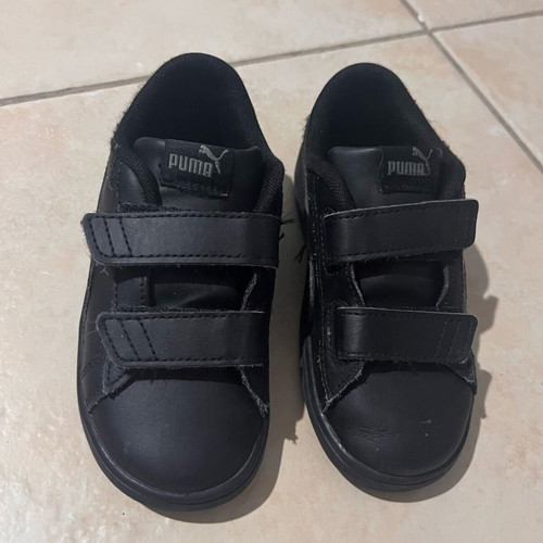 Puma kids' sneakers size 27, black