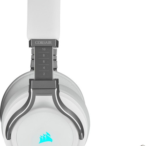 Corsair Virtuoso RGB Wireless Over Ear Gaming Headset white like new for PC and PlayStation 4
