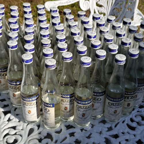 Ouzo Koniordos Thessaloniki 160ml vintage collectible bottle