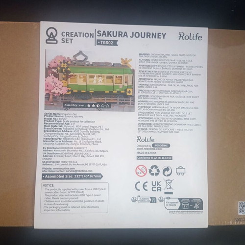 Rolife 3D Puzzle Creation Set TGS02 Sakura Journey