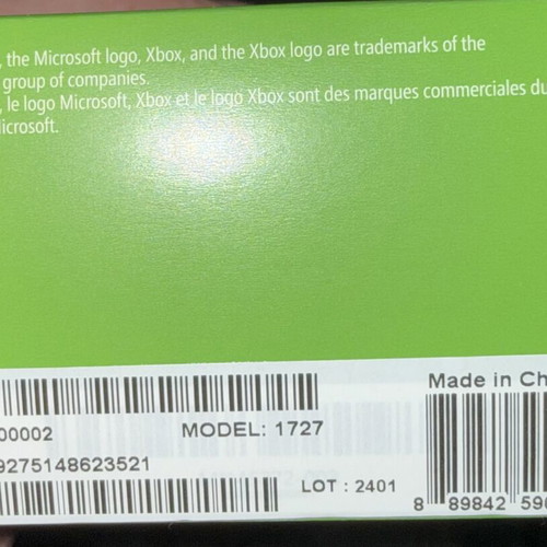 Xbox Charging Kit sealed, unused