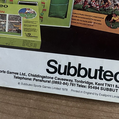 Subbuteo vintage catalogue team book since 1978