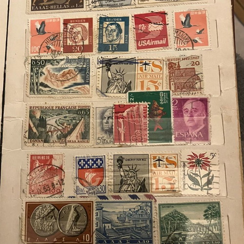 Old stamps like new, 20 pages, collectible from around the world