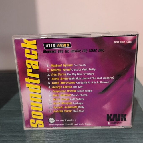 Klik Films soundtrack CD used, very good condition