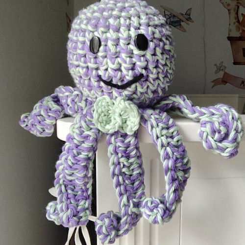 Crocheted Octopus Handmade new