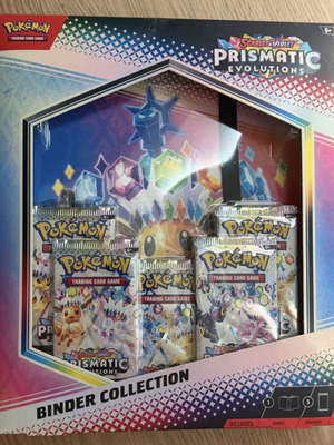 Pokemon Prismatic Evolutions binder collection