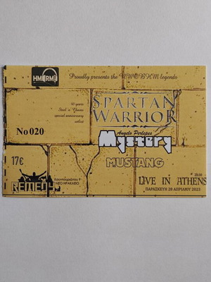 Spartan Warrior ticket new, 28/4/2023, Remedy Club