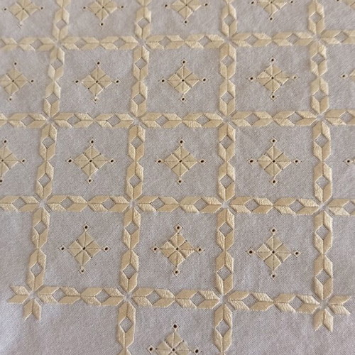 Tablecloth handmade with Lefkadian embroidery 1.80x1.80 new