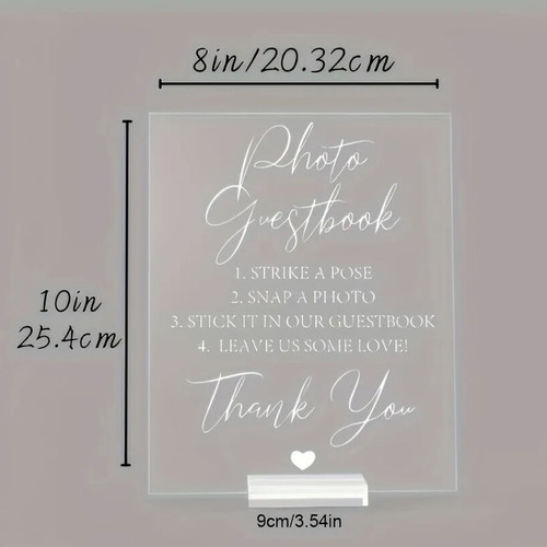 Photo Guestbook board for Polaroid new