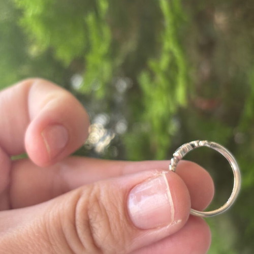Pandora Mum Ring new, silver, size 56