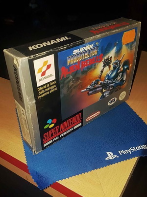 Super Probotector SNES used, complete Italian box, English game