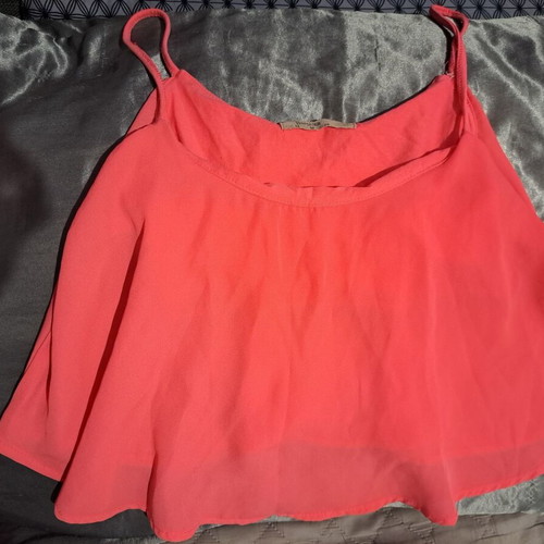 Bershka Coral Airy Top Size M Like New