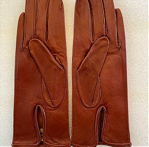 Γυναικεία δερμάτινα γάντια καινούργια small - medium