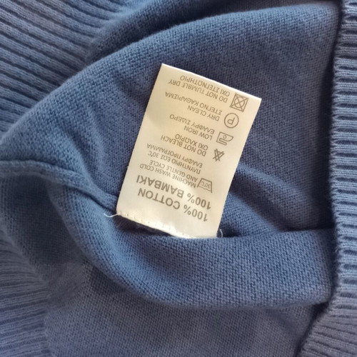 Basehit Thin Men's Sweater M blue like new