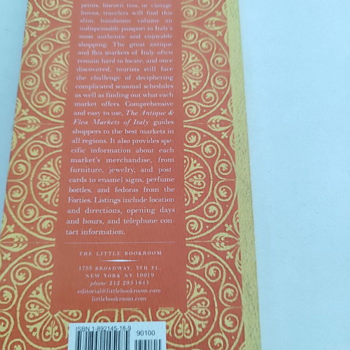 The Antique & Flea Markets of Italy book like new, English guide