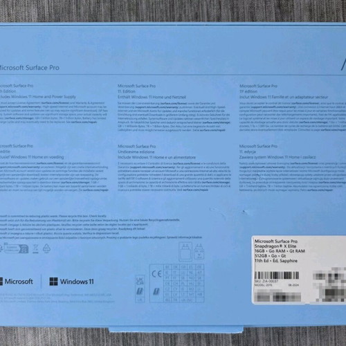 Microsoft Surface Pro 11 13" 120Hz OLED touchscreen, like new, 16GB RAM, 2TB SSD