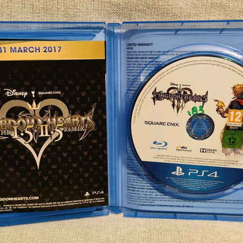 Kingdom Hearts III PS4 used in very good condition