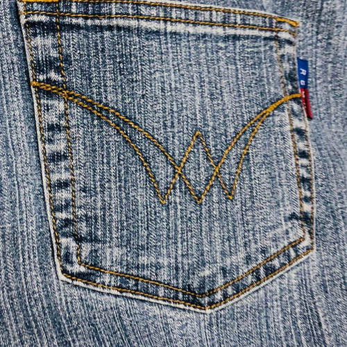 RE&X Pants used, size L, blue
