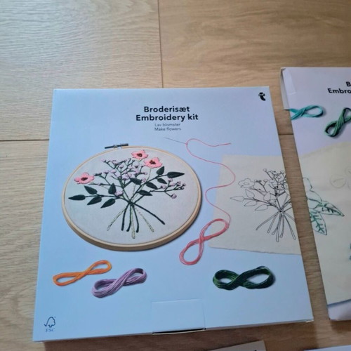 Embroidery kit new, unused