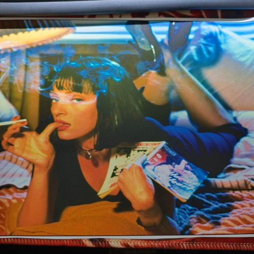 Pulp Fiction Collectible Poster Mia Wallace like new