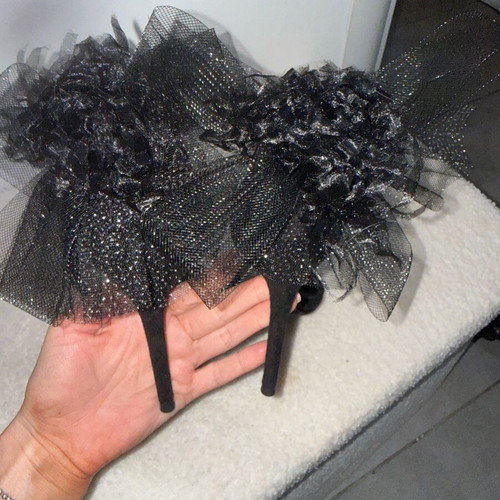 Sexy heels new, black, size 37