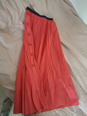 Long skirt like new, red and pink, size XS